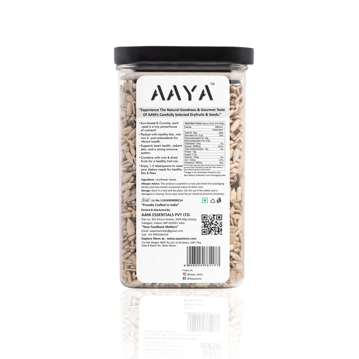 SUNFLOWER SEEDS (GRADE-AAA)